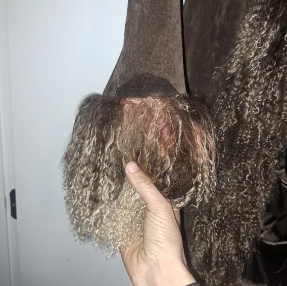 Vintage Bebe Mongolian Fur Penny Lane Coat - Picture 4 of 5